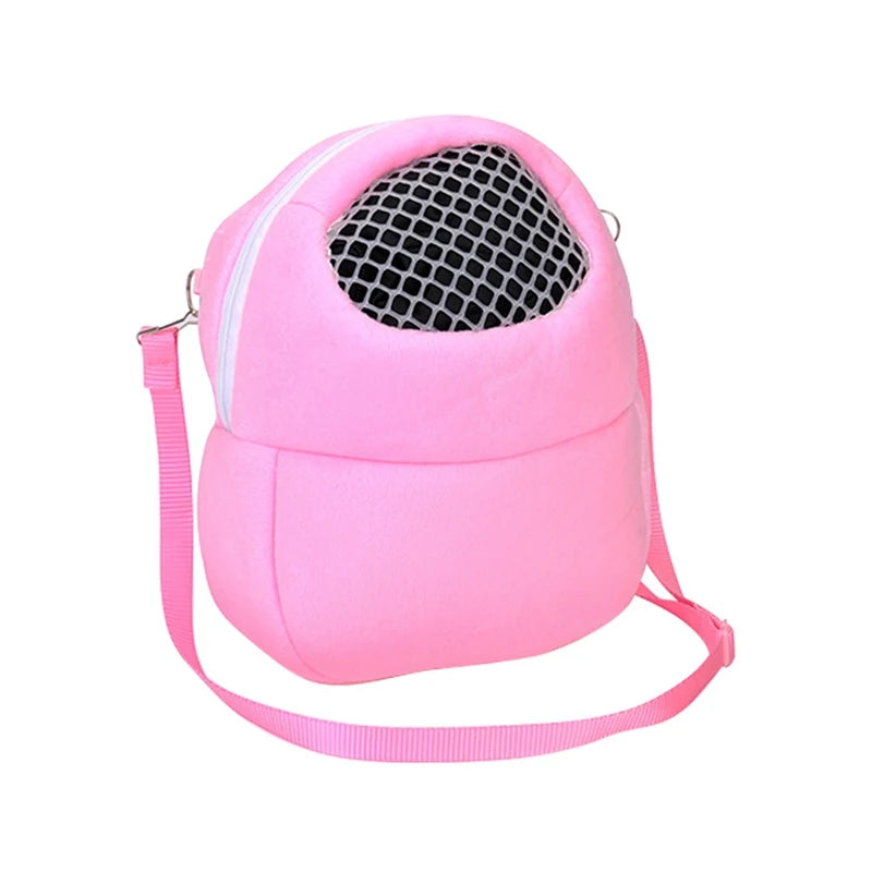 Portable Small Animal Carrier Bag for Travel - Fits Rats, Hamsters, Hedgehogs, Chinchillas, and Ferrets - Image 5