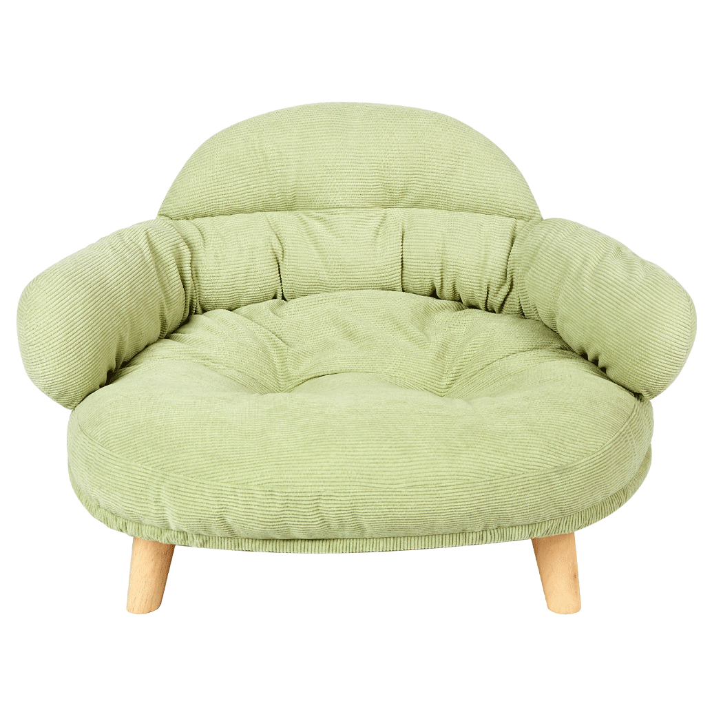 Pawz Elevated Pet Dog Cat Sofa Bed Couch XL Size Green - Image 9