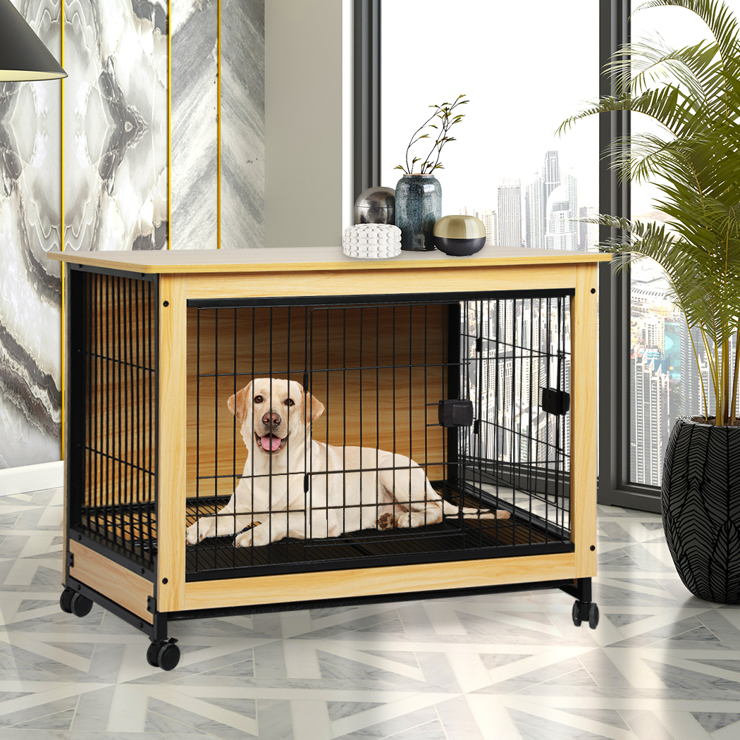 PaWz Wooden Wire Dog Kennel Side End XL X-Large - Image 8
