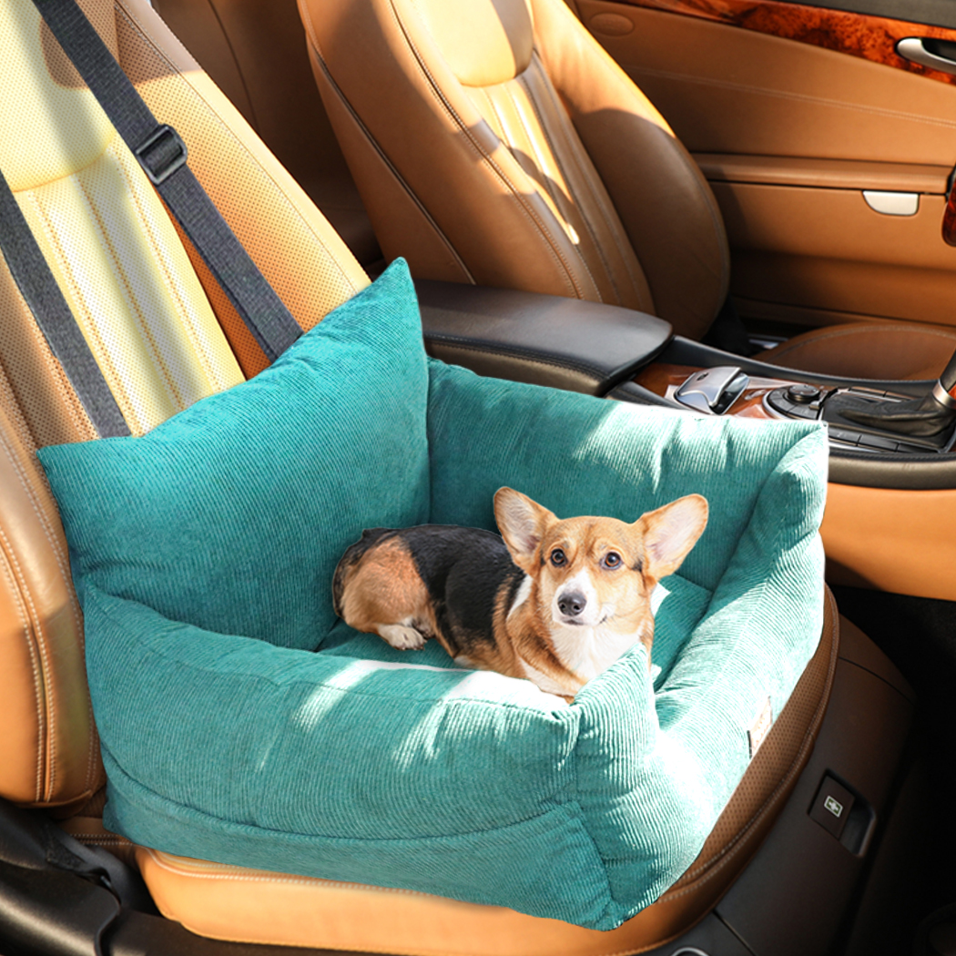 PaWz Pet Car Booster Seat Dog Protector M Green Medium - Image 7