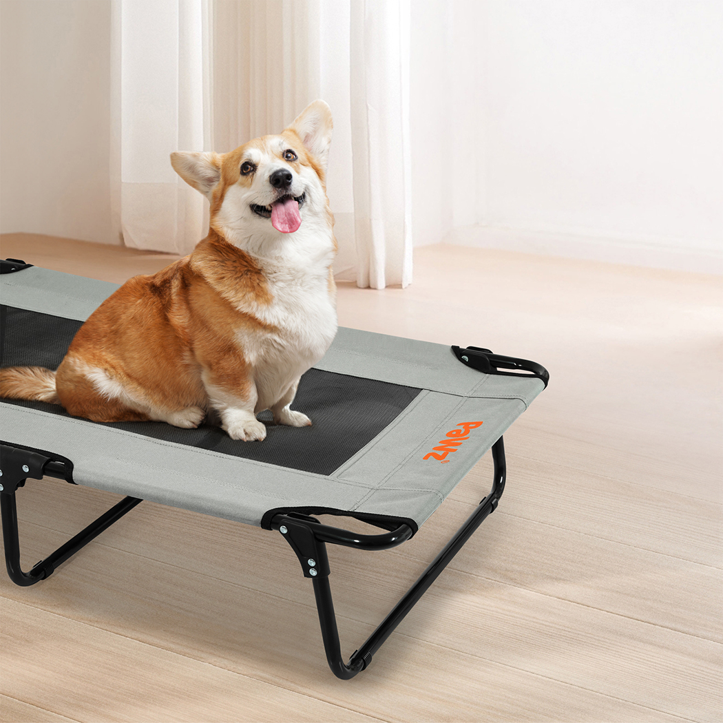 Pawz Pet Elevated Bed Dog Raised Trampoline Foldable Large M Size - Image 8
