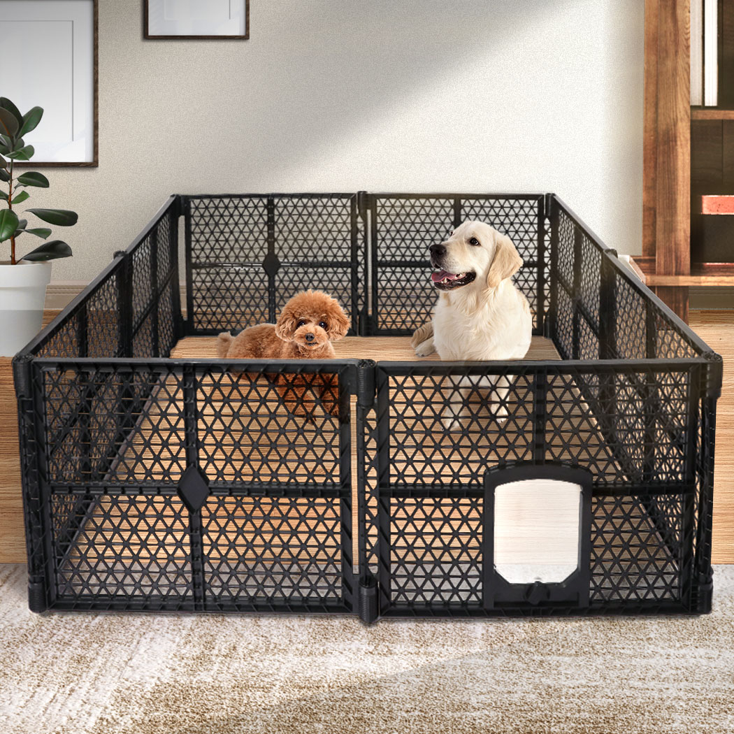 PaWz Pet Playpen Folding Dog Plastic L Large - Image 7