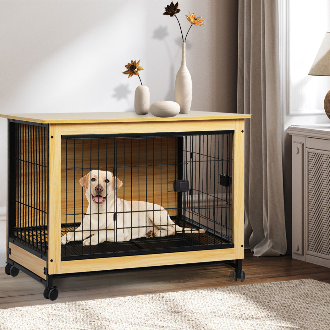 PaWz Wooden Wire Dog Kennel Side End XL X-Large - Image 7