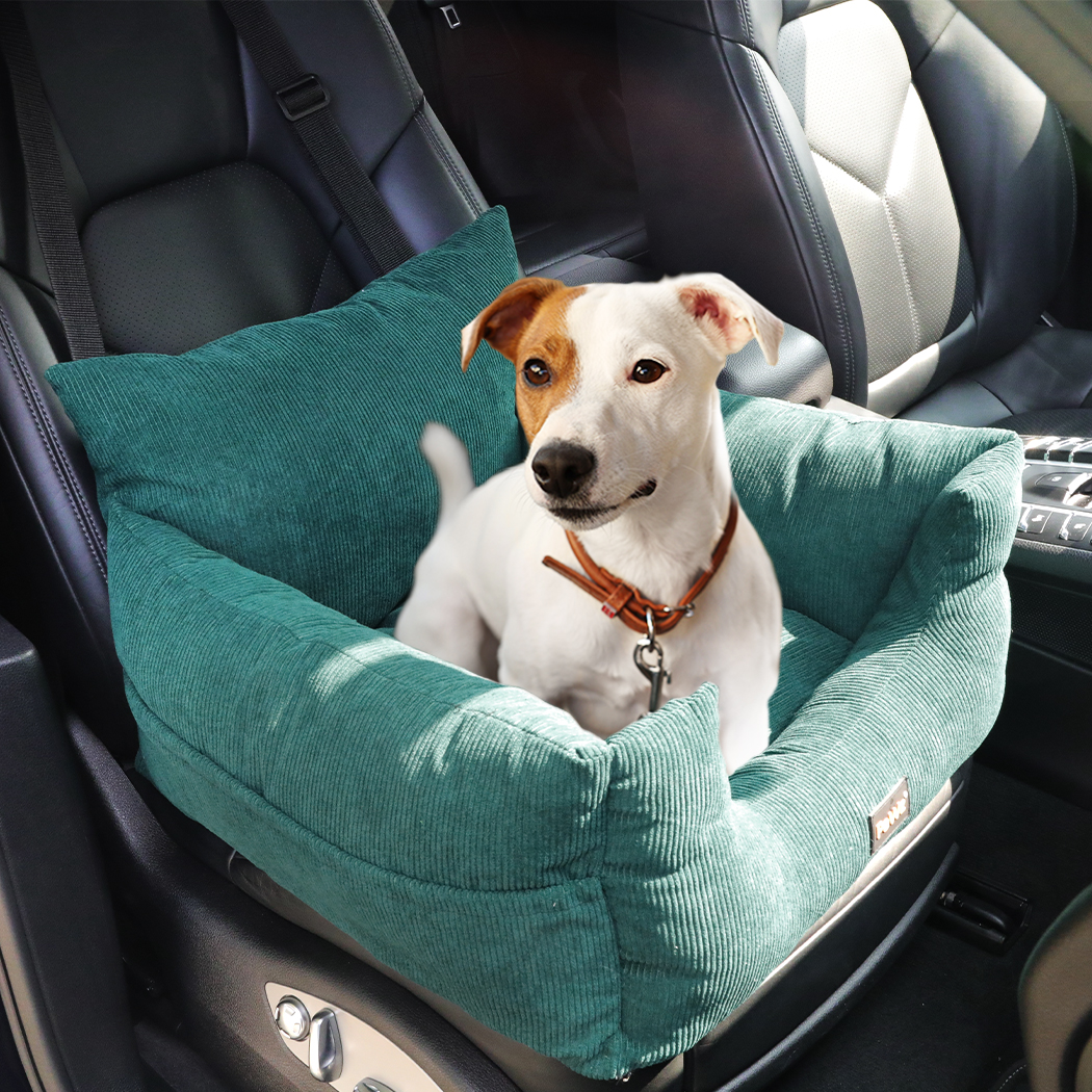 PaWz Pet Car Booster Seat Dog Protector M Green Medium - Image 8