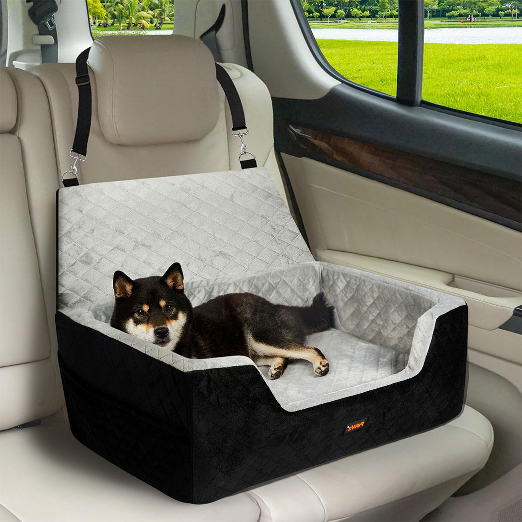 Pawz Dog Car Booster Seat Belt Pet Safe Protector Travel Bed - Image 7