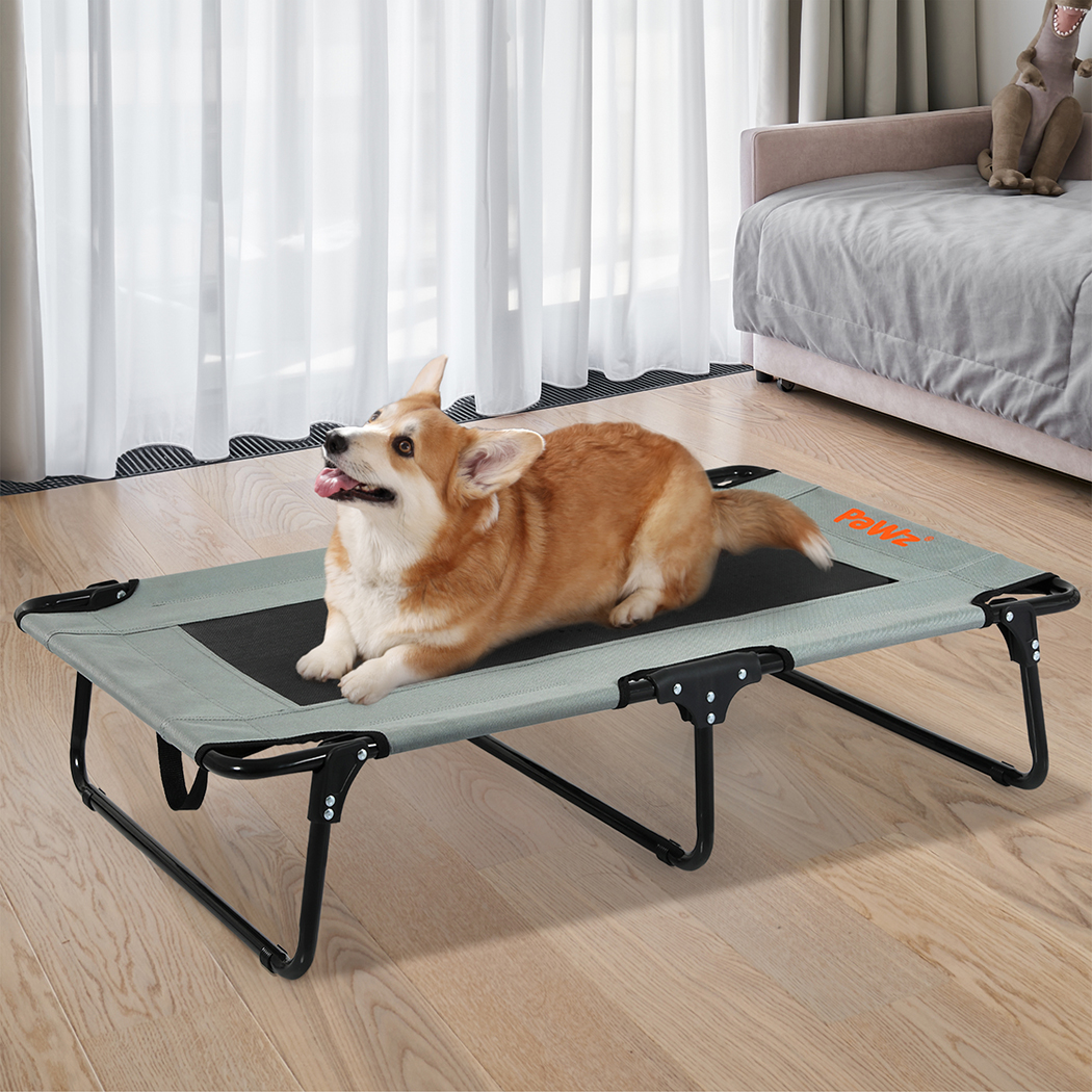 Pawz Pet Elevated Bed Dog Raised Trampoline Foldable Large M Size - Image 7