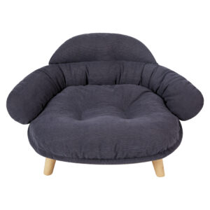 Pawz Elevated Pet Dog Cat Sofa Bed Couch L Size Grey
