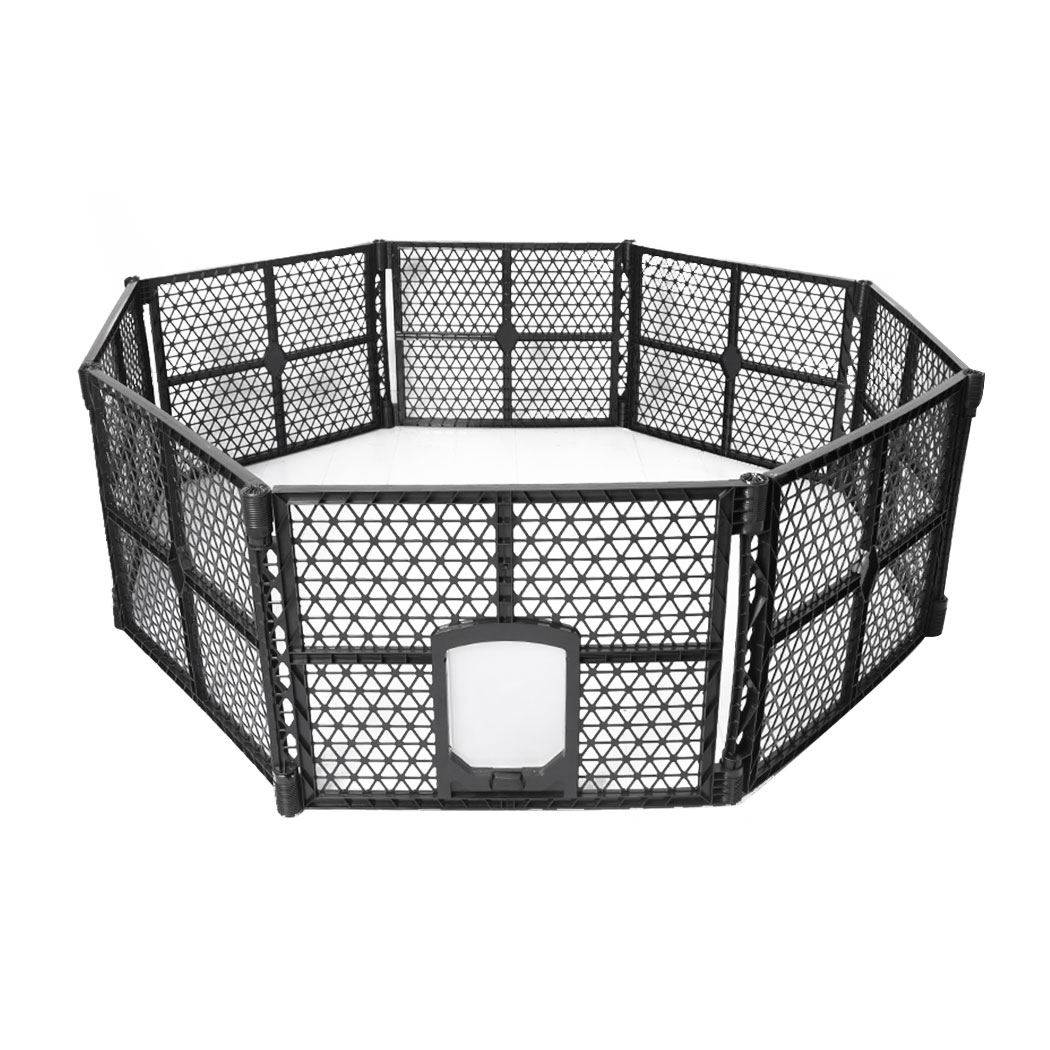 PaWz Pet Playpen Folding Dog Plastic L Large - Image 2