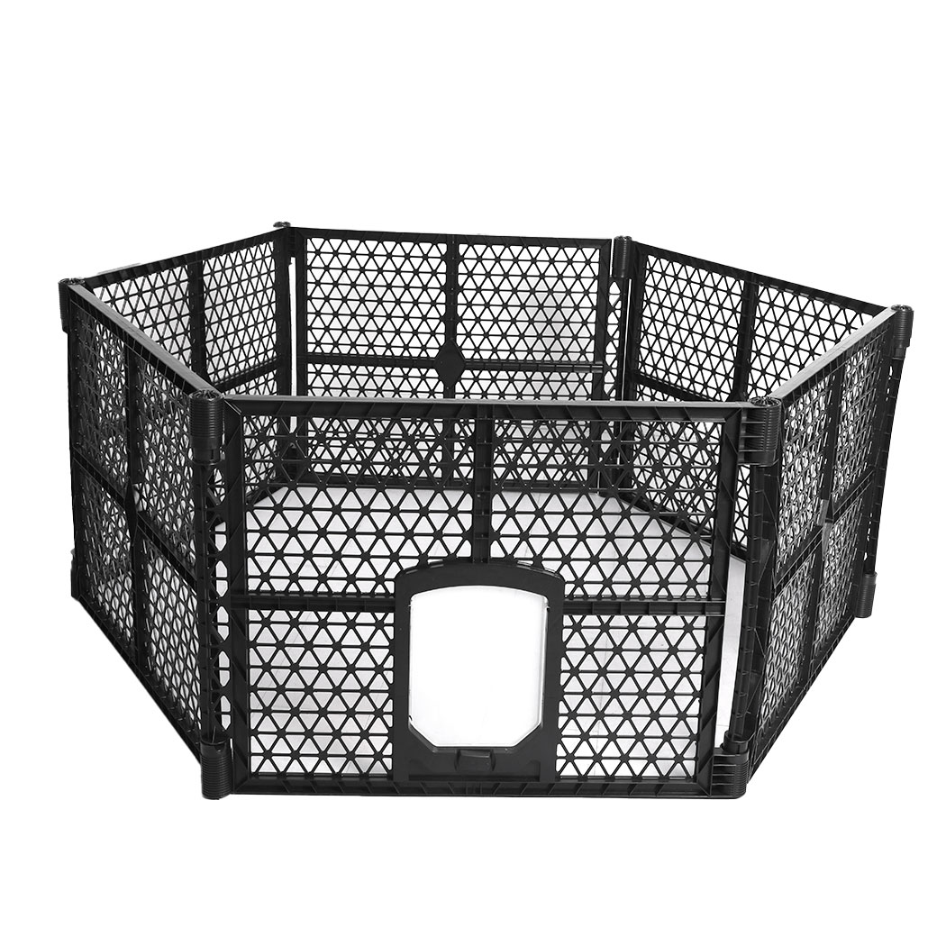 PaWz Pet Playpen Folding Dog Plastic M Medium - Image 2