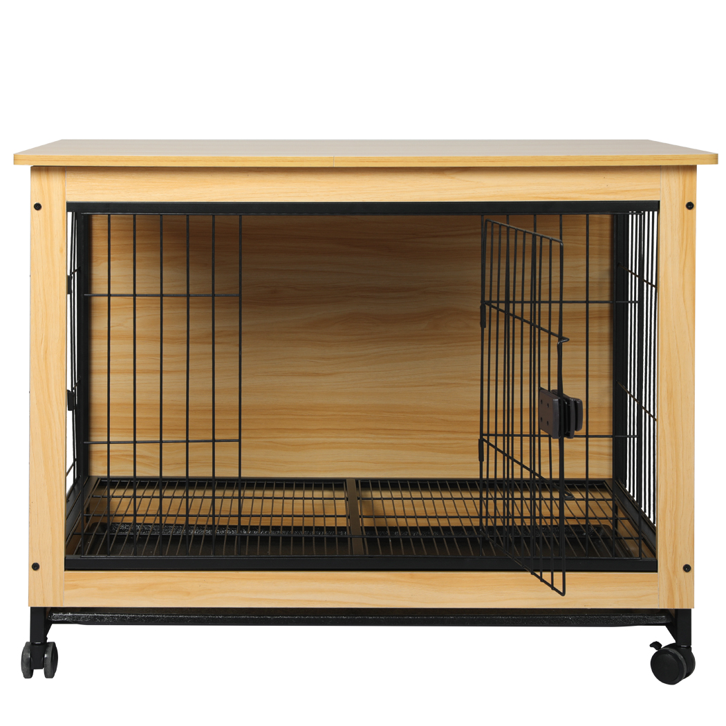 PaWz Wooden Wire Dog Kennel Side End L Large - Image 2
