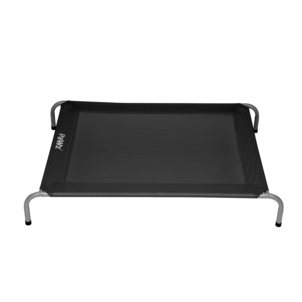 PaWz Elevated Trampoline Pet Bed Dog L Black Large - Image 2