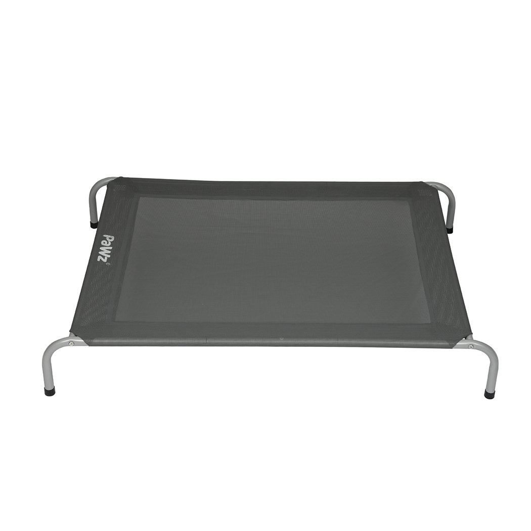 PaWz Elevated Trampoline Pet Bed Dog L Grey Large - Image 2