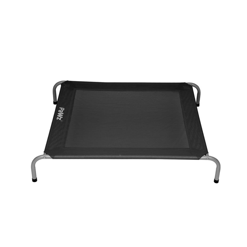 PaWz Elevated Trampoline Pet Bed Dog M Black Medium - Image 2