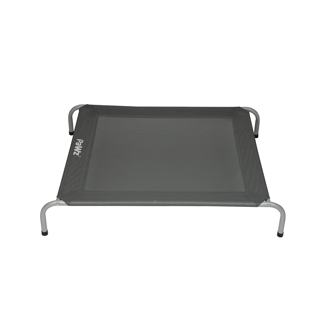 PaWz Elevated Trampoline Pet Bed Dog M Grey Medium - Image 2