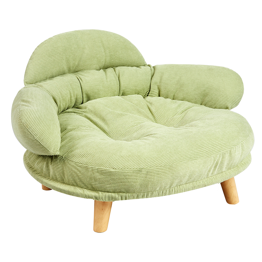 Pawz Elevated Pet Dog Cat Sofa Bed Couch XL Size Green - Image 2