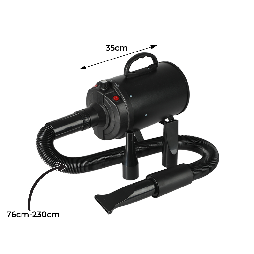 Dog Cat Pet Hair Dryer Grooming Blow Black - Image 3