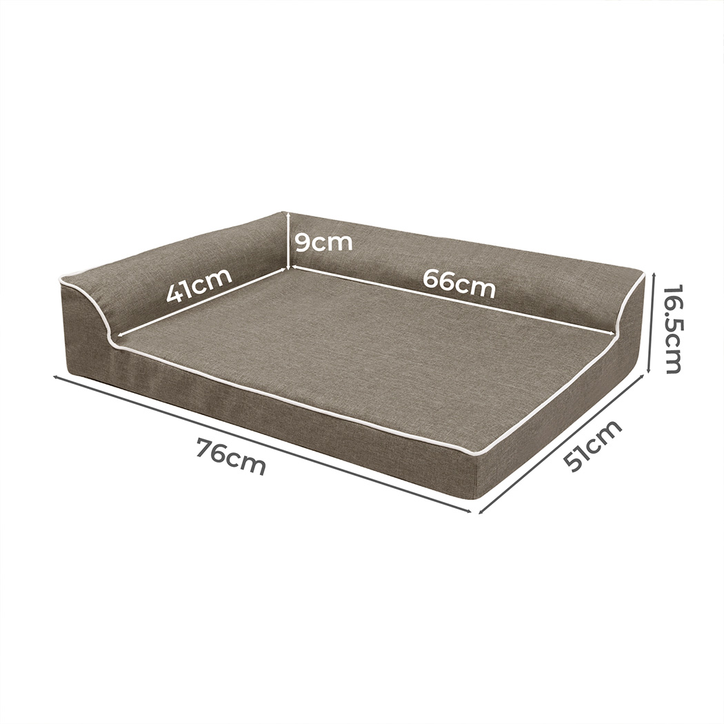 Pawz Orthopedic Dog Bed M Coffee - Image 3
