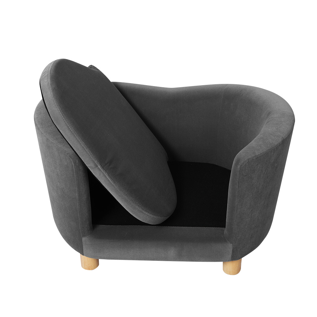 PaWz Luxury Elevated Sofa Anti-slip Grey - Image 4