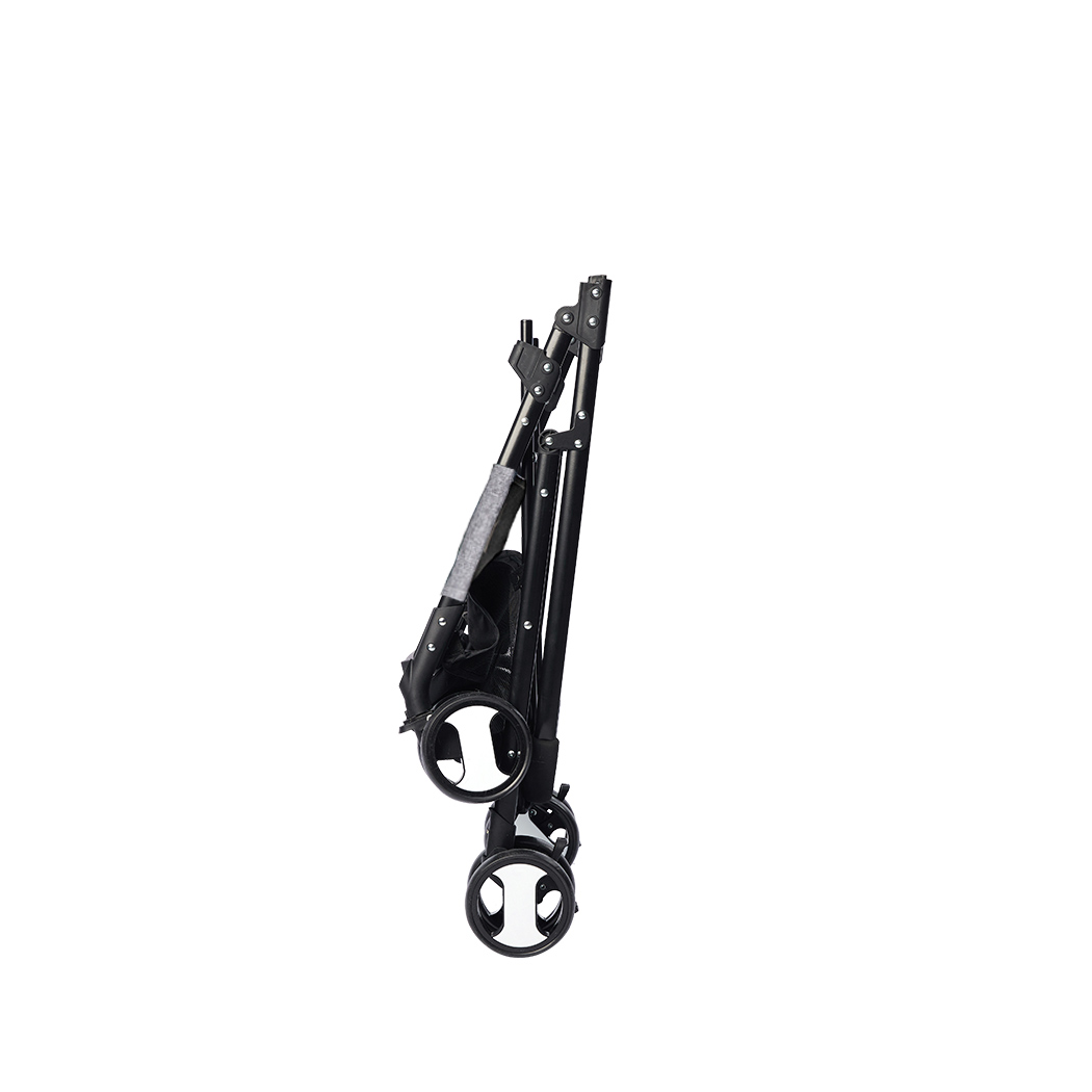 PaWz Large Pet Stroller Dog Cat Travel Grey - Image 4